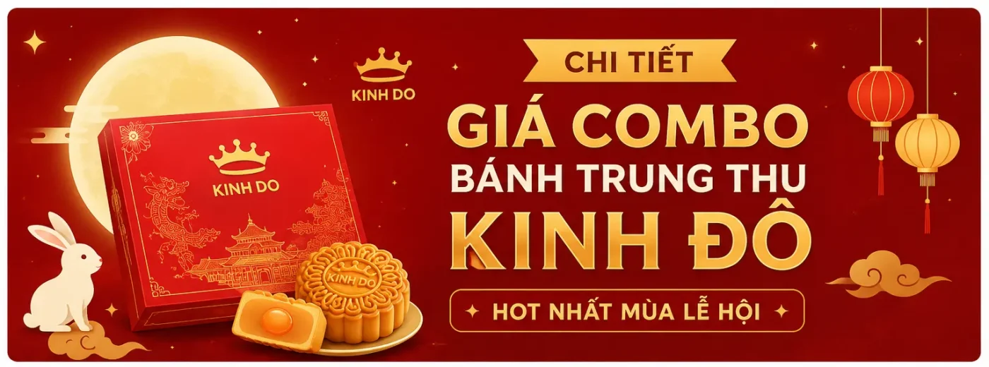 Combo bánh trung thu Kinh Đô