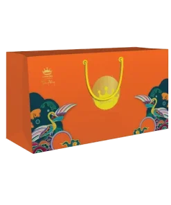 Trăng Vàng Nguyệt Ánh Tường Vinh – Hộp Giấy 5 Bánh 80G Kinh Đô Chính Hãng